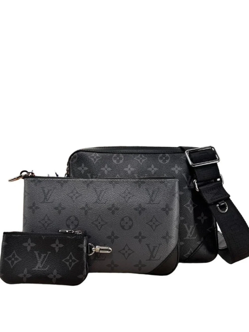Louis Vuitton Trio Monogram Eclipse Shoulder Bag